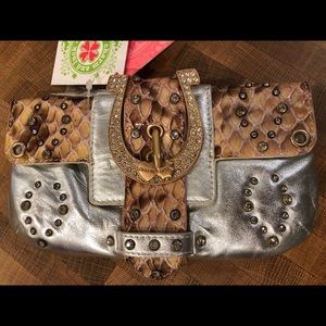 NWT “Charm and Luck” Clutch